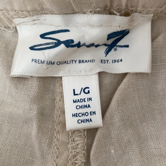 Seven7 beige “Laguna” soft shorts Size Large NWT - Picture 8 of 10